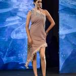 3 one shoulder up - down dress