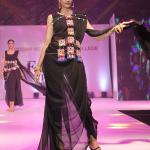 BLACK SRAEE WITH BANJARA BELT