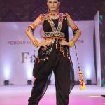 BLACK SRAEE WITH BANJARA BELT