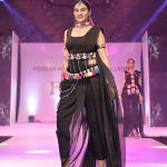 BLACK SRAEE WITH BANJARA BELT